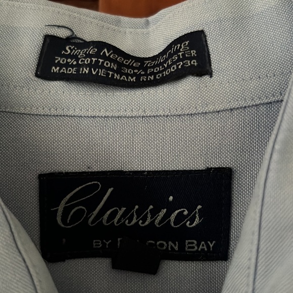 Falcon Bay Classic Dress Shirt 151/2-32-33 - Picture 2 of 2